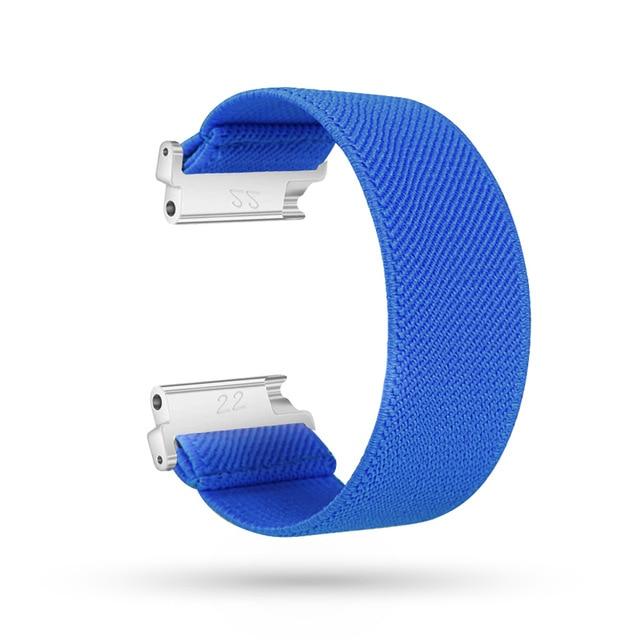 Watchbands blue / for versa2 M-L New Elastic Loop Band Strap for Fitbit Versa/Versa 2/Versa Lite Bracelet Nylon Watch Band for Man Women Wristband Sport Straps|Watchbands|