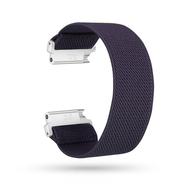 Watchbands dark purple / for versa2 M-L New Elastic Loop Band Strap for Fitbit Versa/Versa 2/Versa Lite Bracelet Nylon Watch Band for Man Women Wristband Sport Straps|Watchbands|