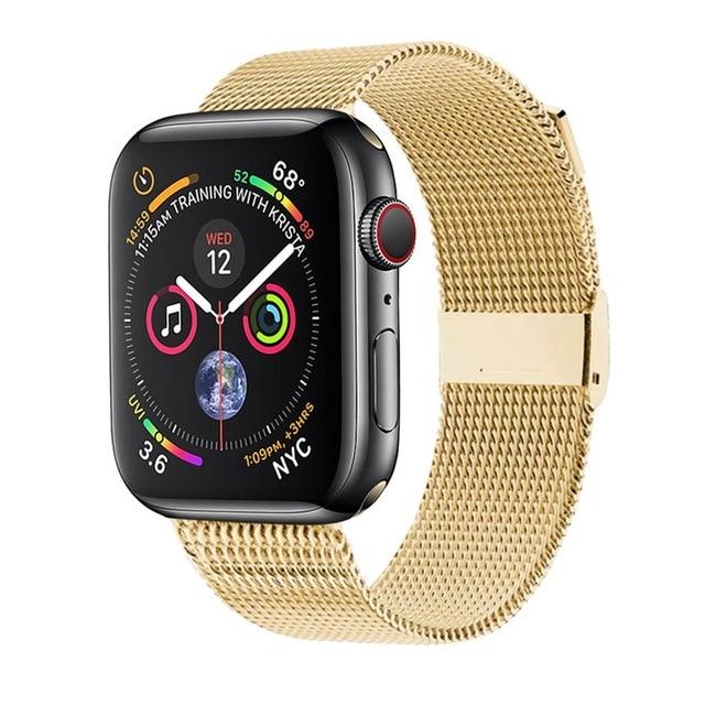 Watchbands China / gold / 38mm or 40mm Milanese Loop Band for Apple Watch Series 6 se 5 4 3 iwatch band 42mm 38mm Stainless steel bracelet apple watch strap 44mm 40mm|Watchbands