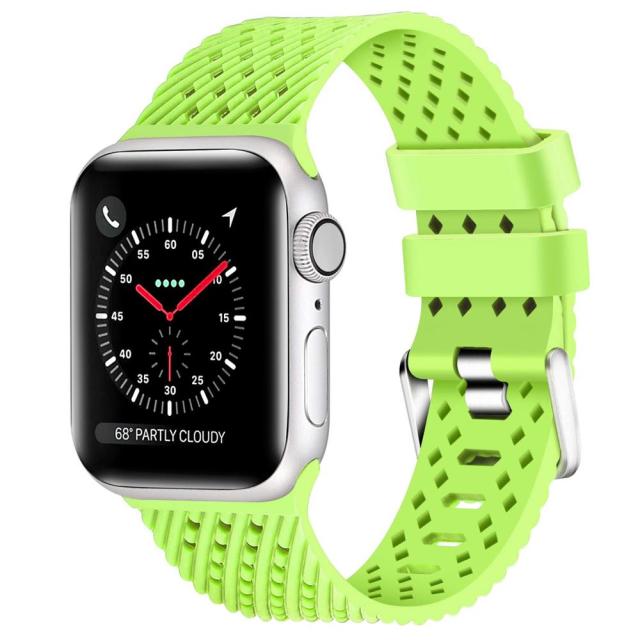 Silicone Strap Series 7 6 5 Rhombic Pattern Belt Waterproof Wristband