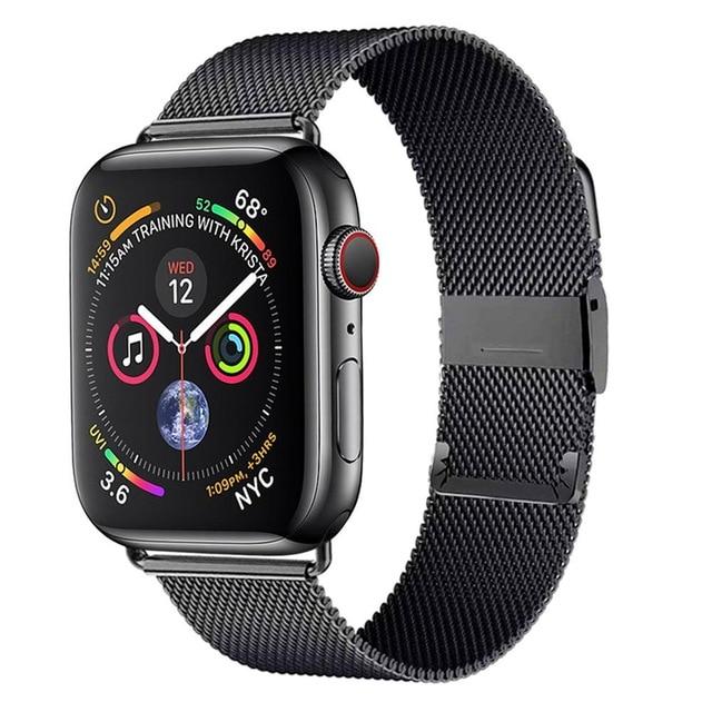 Watchbands China / light gray / 38mm or 40mm Milanese Loop Band for Apple Watch Series 6 se 5 4 3 iwatch band 42mm 38mm Stainless steel bracelet apple watch strap 44mm 40mm|Watchbands