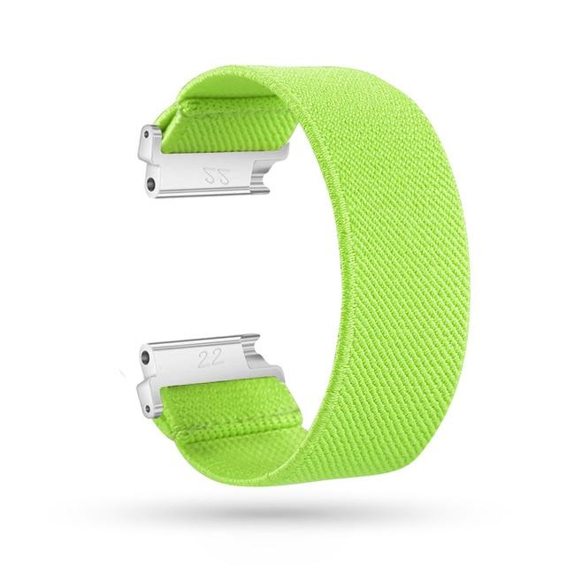 Watchbands light green / for versa2 M-L New Elastic Loop Band Strap for Fitbit Versa/Versa 2/Versa Lite Bracelet Nylon Watch Band for Man Women Wristband Sport Straps|Watchbands|