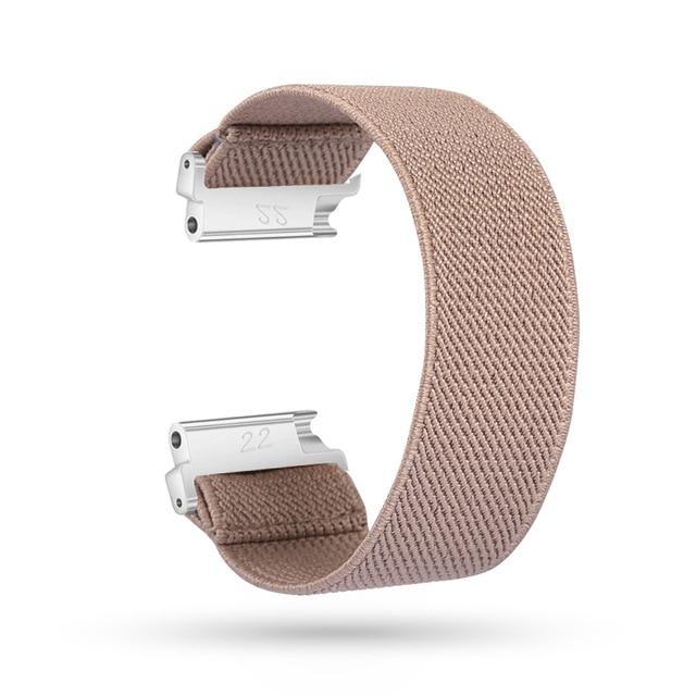 Watchbands light pink / for versa2 M-L New Elastic Loop Band Strap for Fitbit Versa/Versa 2/Versa Lite Bracelet Nylon Watch Band for Man Women Wristband Sport Straps|Watchbands|