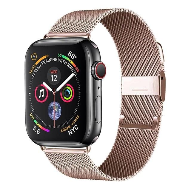 Watchbands China / series 4 gold / 38mm or 40mm Milanese Loop Band for Apple Watch Series 6 se 5 4 3 iwatch band 42mm 38mm Stainless steel bracelet apple watch strap 44mm 40mm|Watchbands