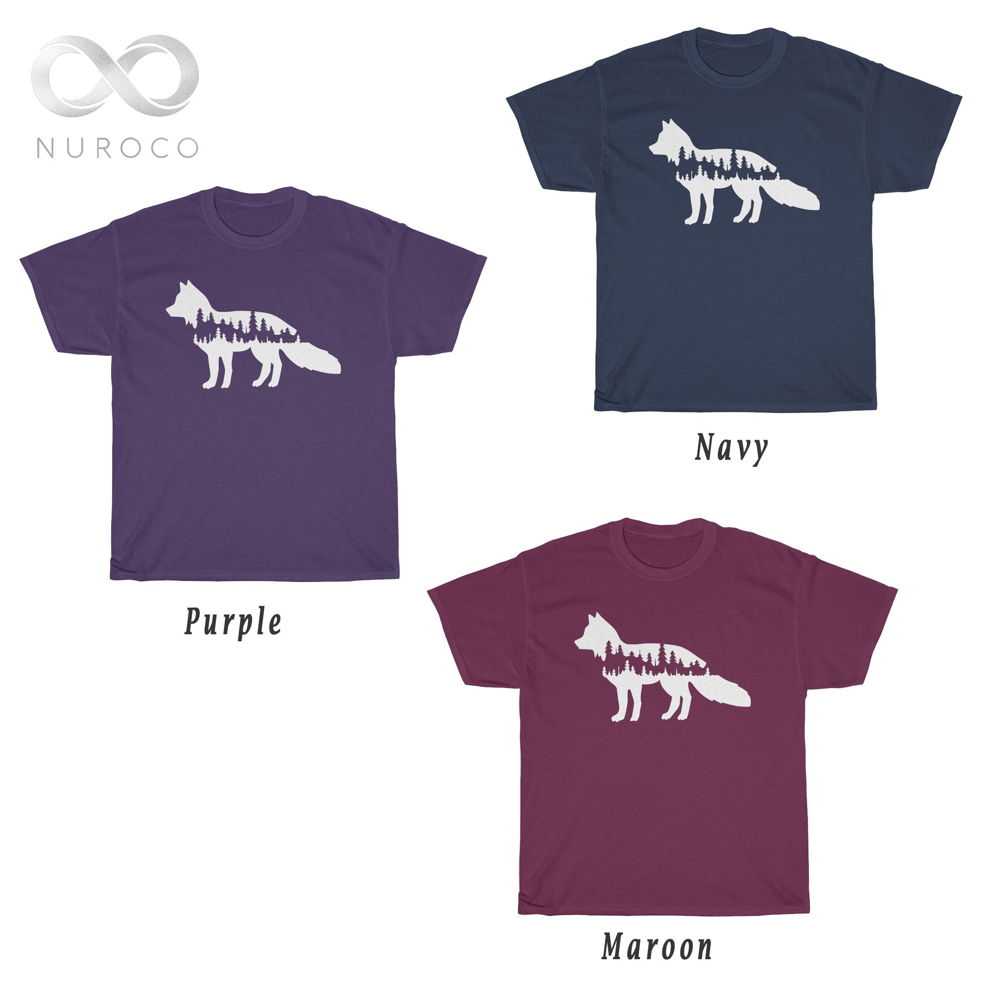 Wolf Shadow shirt design, simple plain design animal prints, cute tee –  www.
