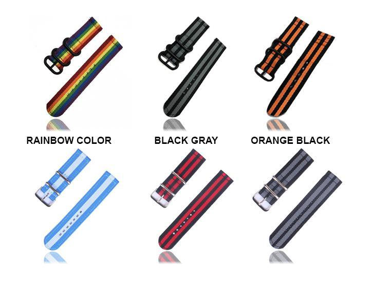 18/20/22mm Nato strap for Samsung Galaxy watch 46mm/42mm/Active 2 band –  www.