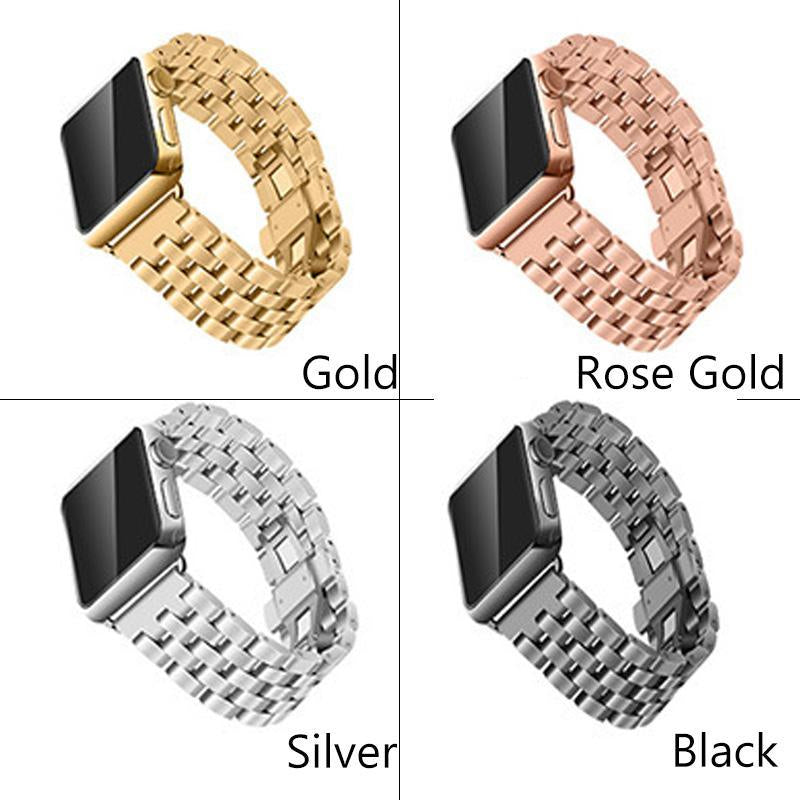 Apple Watch Bands Go Rose Gold  Silver Apple Watch Rose Gold Band -  Stainless Steel - Aliexpress