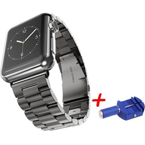 Watchbands Apple Watch Series 6 5 4 Band, Men's Durable Steel Sport link Bracelet