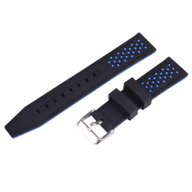 Soft Silicone Watch Band 20mm 22mm 24mm 26mm Rubber Diving Waterproof Replacement Bracelet Band Strap Watch Accessories|Watchbands| Men