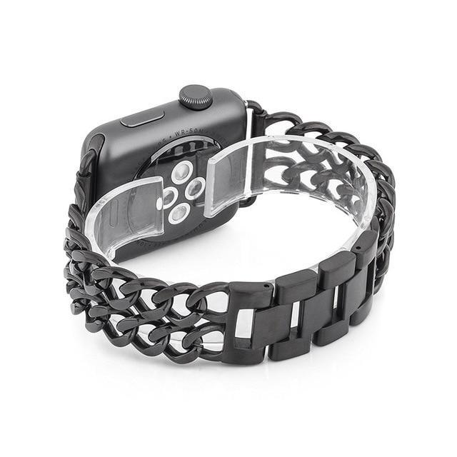 Chain Cowboy Metal Stainless Steel Leather Jewelry Bracelet Series 7 6
