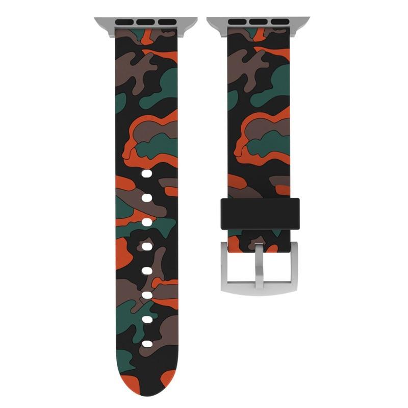 Camouflage Army pattern strap, Silicone bracelet Nike sport 7 6 5 4 3