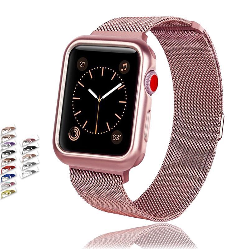 Apple watch series 4 40mm stainless steel Milanese loop popular band