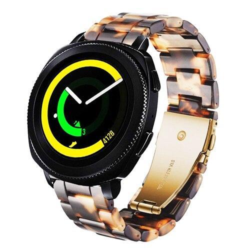 20mm Resin watch strap for samsung galaxy watch active 2 S2 classic galaxy 42mm band amazfit GTR 42mm amazfit bip bracelet|Watchbands|