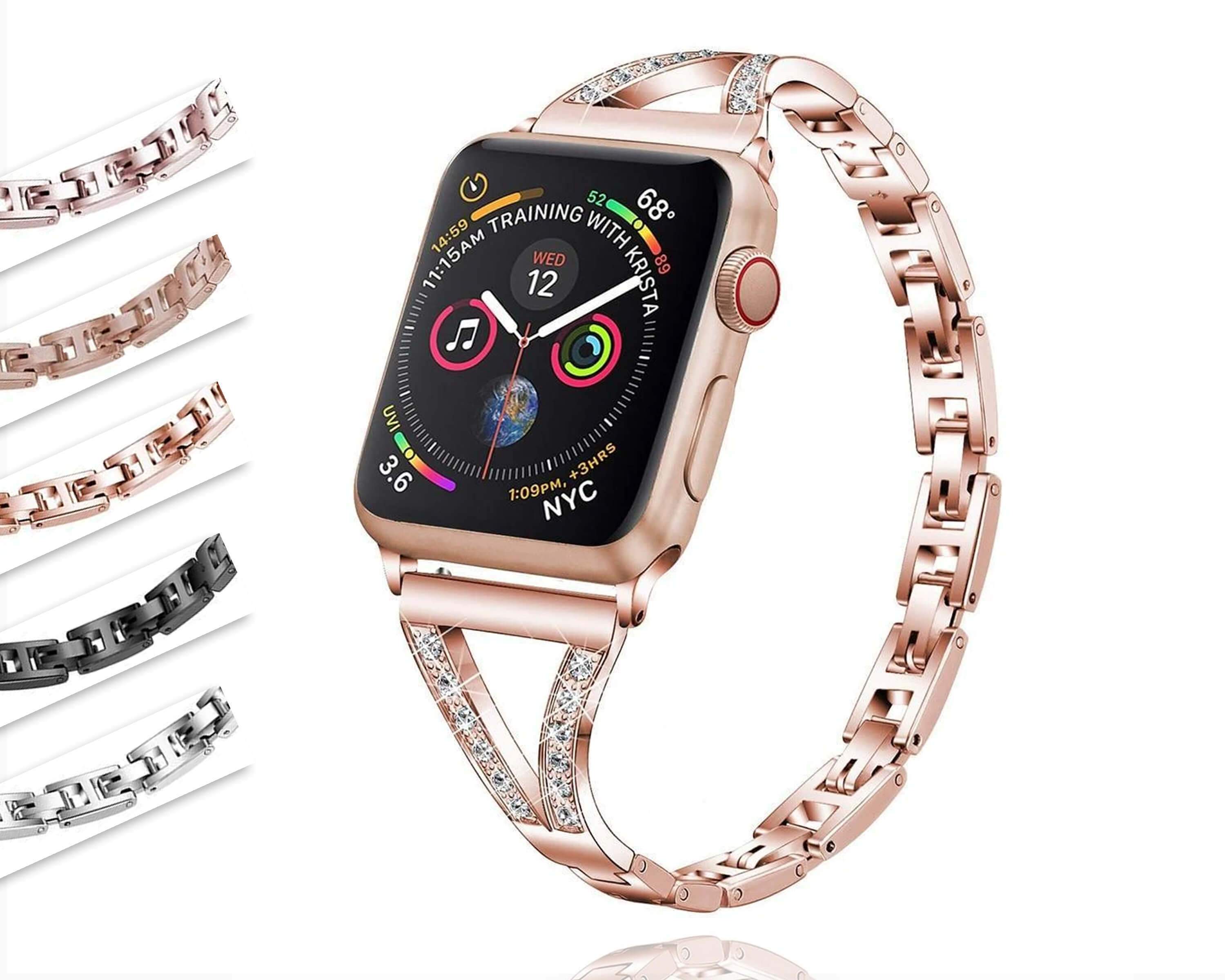 Stainless Steel Apple Watch Bracelet for Women | iWearLab – iwearlab