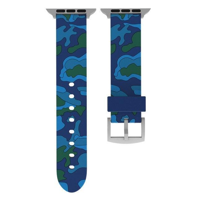 Camouflage Army pattern strap, Silicone bracelet Nike sport 7 6 5 4 3