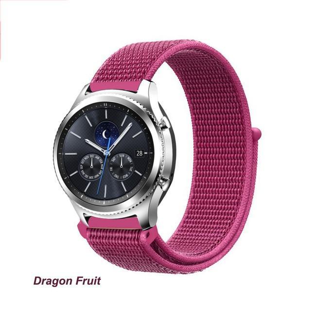 Watchbands Dragon Fruit 41 / 20mm Gear s3 Frontier strap For Samsung galaxy watch 46mm 42mm active 2 nylon 22mm watch band huawei watch gt strap amazfit bip 20 44