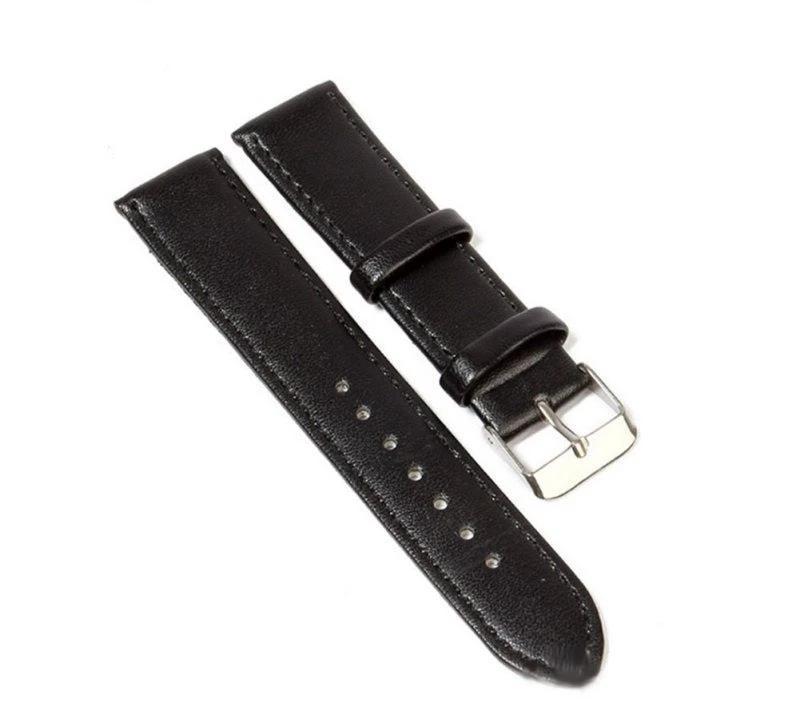 /est / Relogio Strap Black And Coffee Genuine Leather Alligator Crocodile Grain Watch Band|Watchbands|