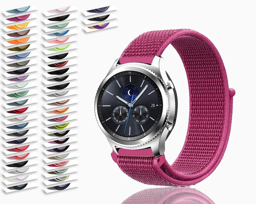 Watchbands Gear s3 Frontier strap For Samsung galaxy watch 46mm 42mm active 2 nylon 22mm watch band huawei watch gt strap amazfit bip 20 44