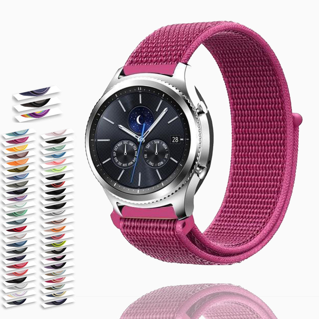 Watchbands Gear s3 Frontier strap For Samsung galaxy watch 46mm 42mm active 2 nylon 22mm watch band amazfit bip 20 44 men women