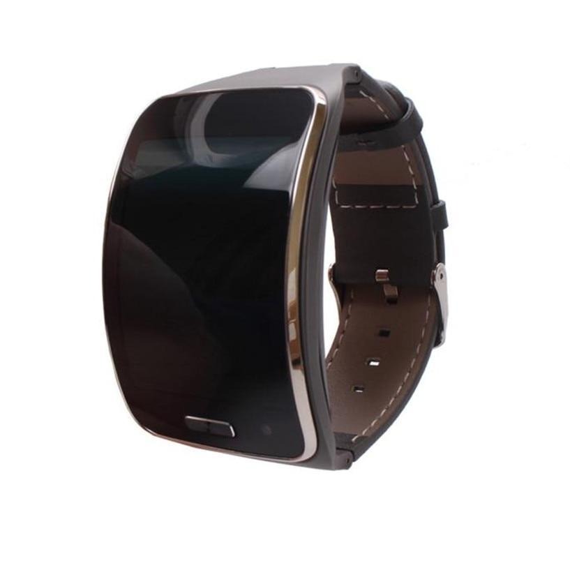 GEMIXI Watchbands Genuine Leather Watch Strap Band For Samsung
