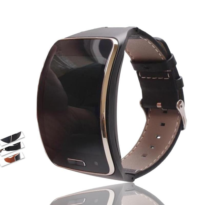 samsung gear s sm-r750 kaufen GEMIXI Watchbands Genuine Leather Watch Strap Band For Samsung Gear S – www.Nuroco.com