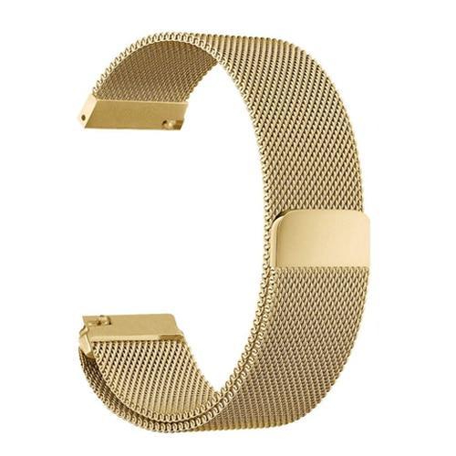 20mm/22mm Universal Milanes loop strap Magnetic Closure Stainless Steel Watch Band Quick Release metal smartwatch bracelet belt unisex