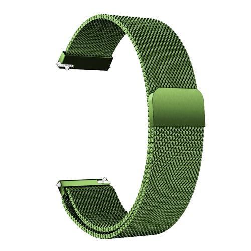 20mm/22mm Universal Milanes loop strap Magnetic Closure Stainless Steel Watch Band Quick Release metal smartwatch bracelet belt unisex