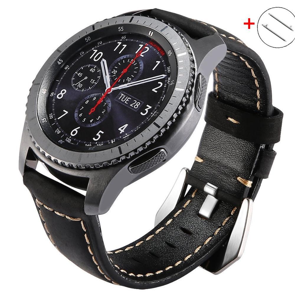 Leather Band Galaxy Watch Bands GT Strap For Samsung Gear S3