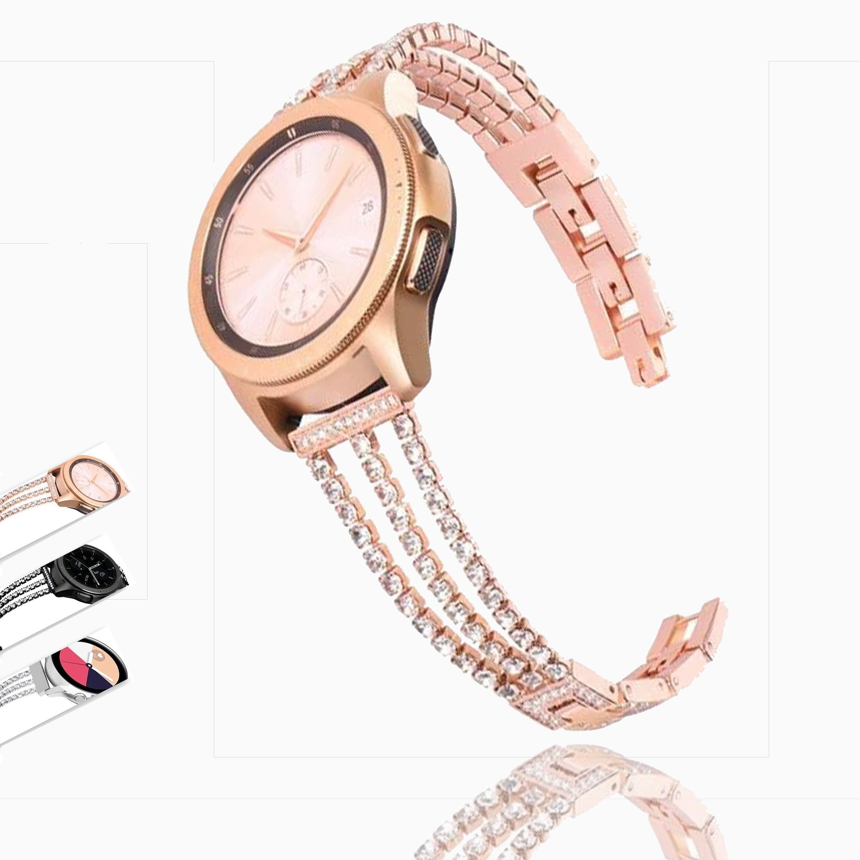 Women Stainless Steel Strap For Huawei Watch GT 3 2e Chain Slim
