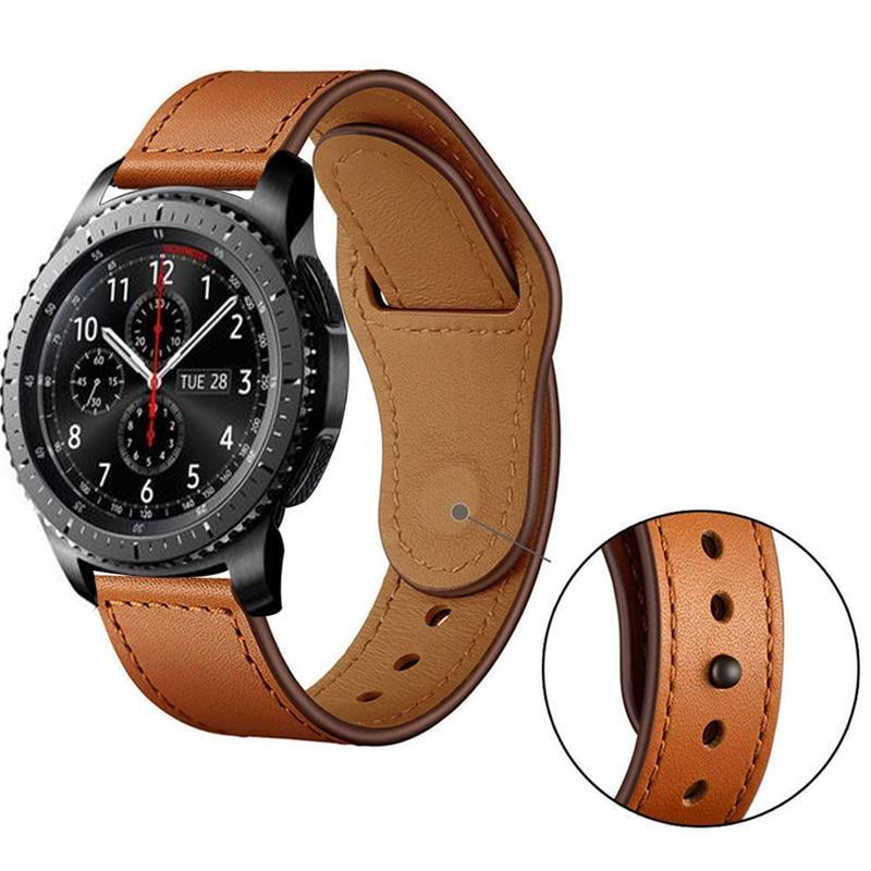 1 Correa De Cuero Y Cadena De Metal Estilo Punk Blanca De 20 Mm Compatible  Con Samsung Galaxy Watch 4/5/6, Amazfit Bip/u/s/lite/gtr 42 Mm/gts/gts  2/2e/mini, Reloj Inteligente Garmin Fenix 5s Plus/fenix 5s/fenix