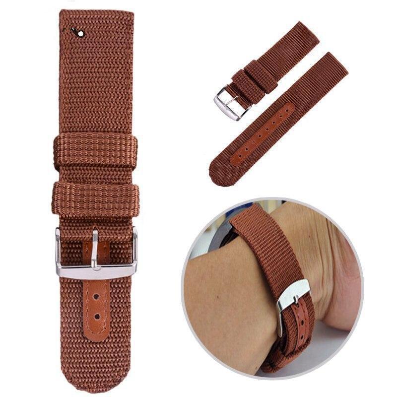 Watchbands Military Army Nylon Wrist Watch Band Sports Outdoor Canvas Thicken Watches Strap