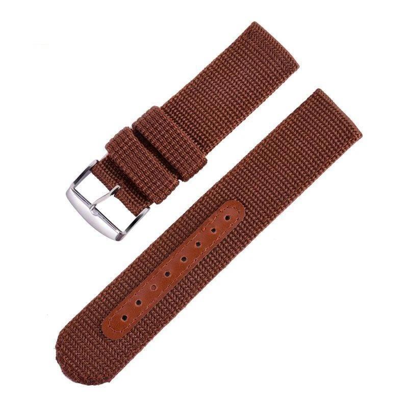 Military Army Nylon Wrist Watch Band Sports Outdoor Canvas Thicken Watches Strap