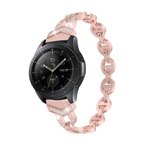 Women Diamond strap for Samsung Galaxy 46mm/42mm/gear S3 Frontier/Active/S2 classic/gt band metal bracelet belt