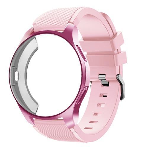 Case+20mm watch strap For Samsung gear S3 Frontier 46mm GT strap 22mm watch band amazfit bip strap+protective case Men Women