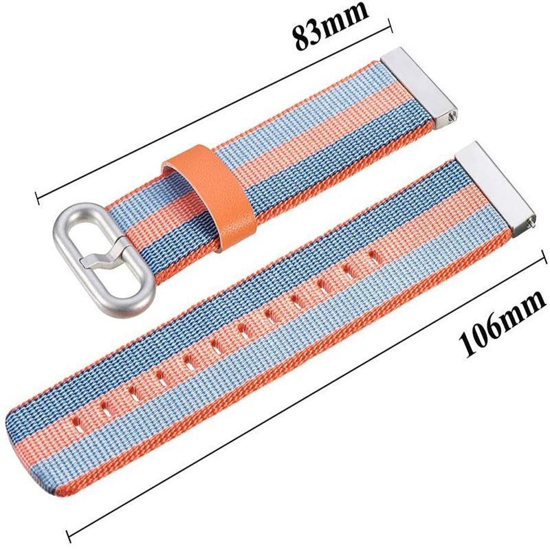 Woven nylon band for Samsung Galaxy Watch 46mm 42mm Active 2 strap Magic Huami Amazfit Bracelet watch Band 22mm 20mm
