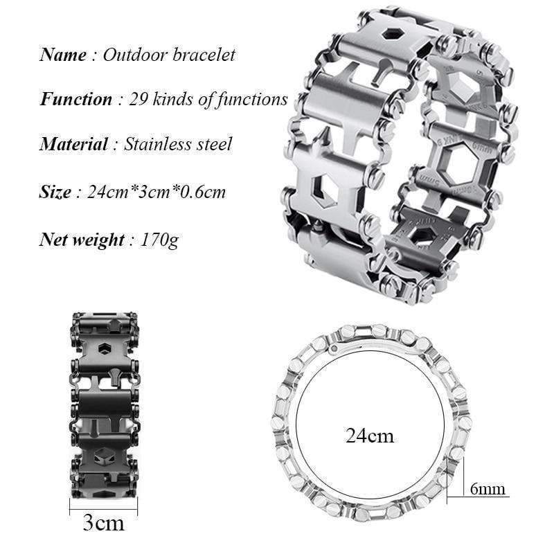 www. - Apple watch band Stainless Steel 22 multi function tools  Unique apple bracelet fits