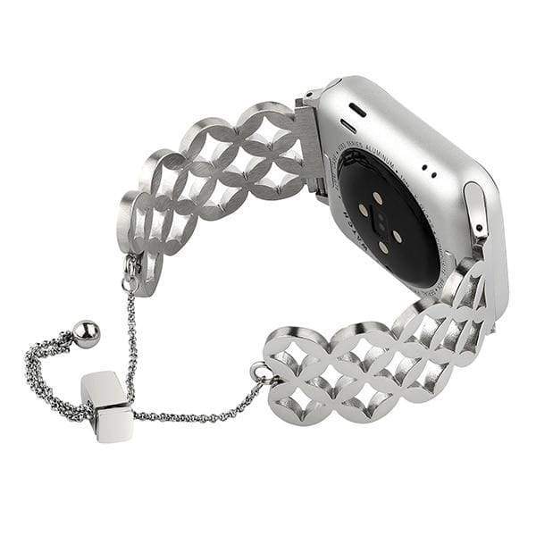 Apple Watch Series 7 6 5 4 Stainless Steel Strap Wrist Bracelet Cuff