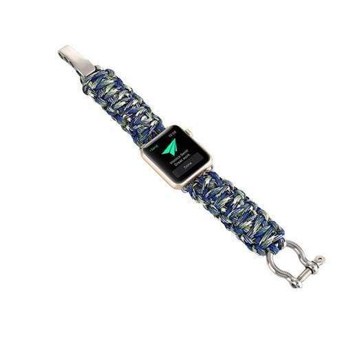 Watches Camouflage5 / 38mm/40mm Umbrella rope watch strap band for apple watch Series 1 2 3 4 iwatch 44mm/ 40mm/ 42mm/ 38mm bracelet for old customers, USA Fast Shipping