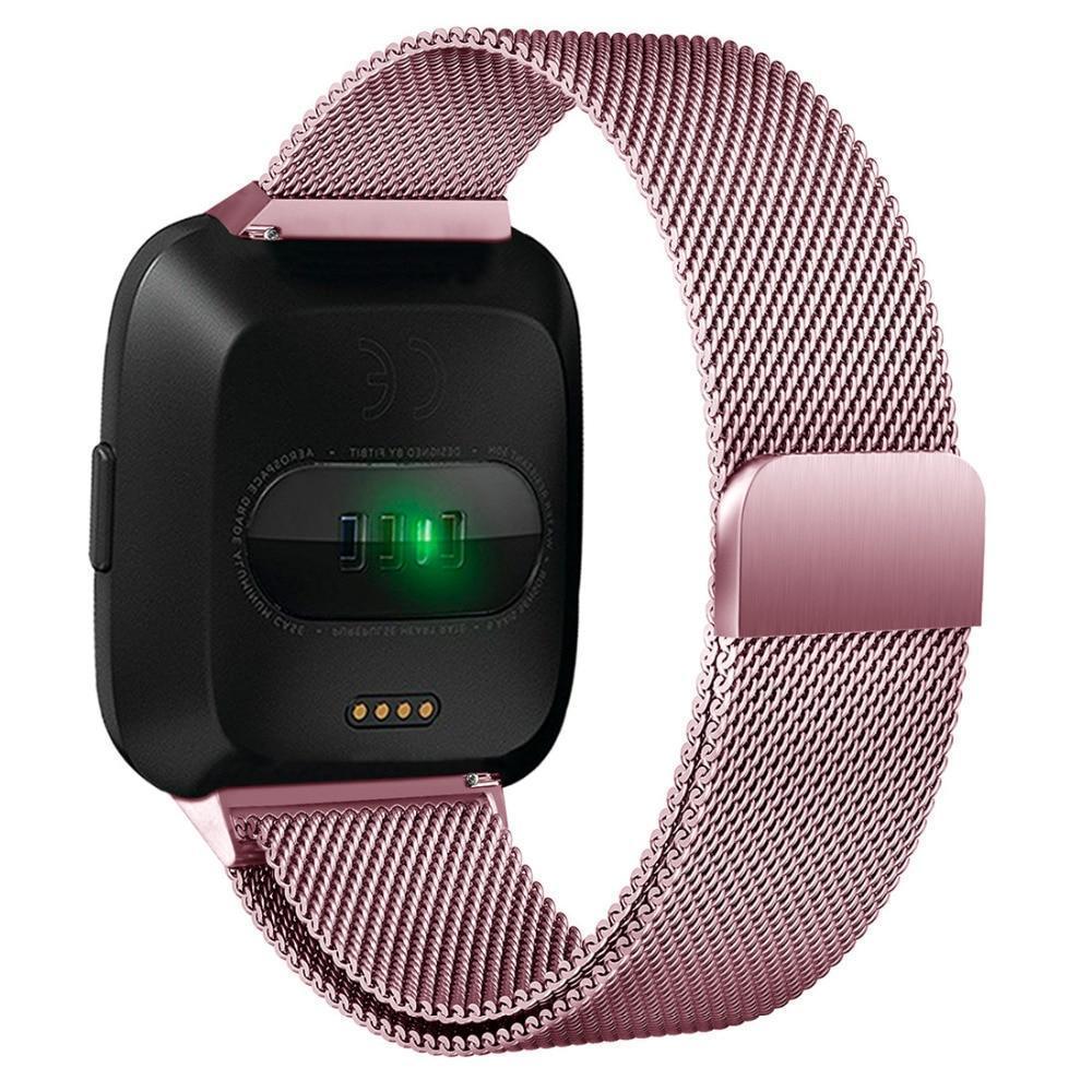 www.Nuroco.com - Milanese Loop for Fitbit Versa Bracelet Stainless Steel  watch Strap Replacement