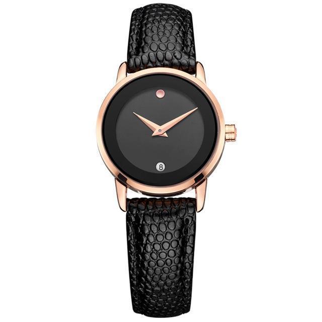 Watches Rose gold Minimalist Women simple luxury watch - Rose Gold, Silver