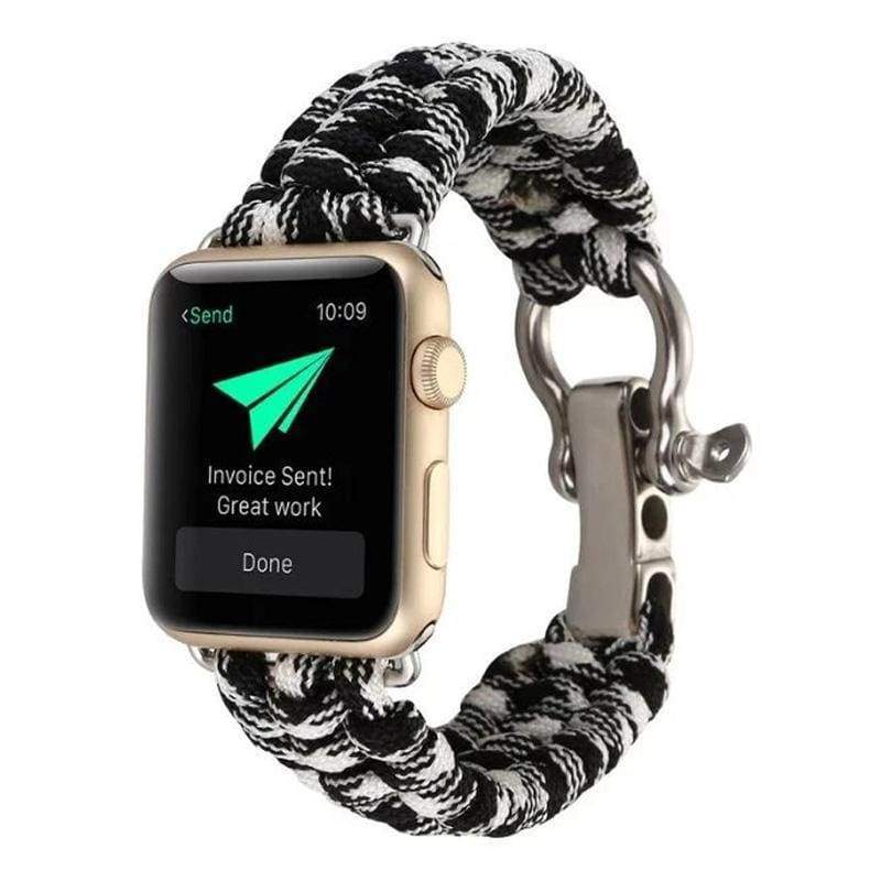 Umbrella Rope Watch Strap Band for Apple Watch Series 1 2 3 4 iWatch 44mm/ 40mm/ Navy Blue / 42mm, 44mm, 45mm