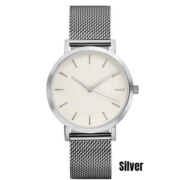 whats new Silver Unisex Minimalist Designer Watches